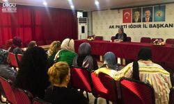 AK Parti Iğdır Kadın Kolları, Haftalık İstişare Toplantısını Gerçekleştirdi