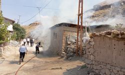 Hakkari’de Tandır Evinde Yangın Paniği