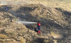 Iğdır Belediyesi İtfaiye Ekipleri, Korhan Yaylası'ndaki Yangını Kontrol Altına Aldı