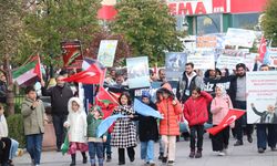 Erzurum'da sağlık çalışanlarından Gazze İçin 50. sessiz yürüyüş