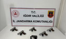 Iğdır'da 6 tabanca ele geçirildi