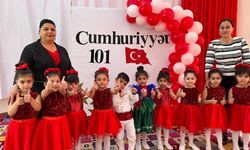 Nahçıvan’da çocuklar Türkiye Cumhuriyeti’nin 101. Yılını kutladı