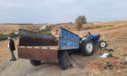 Adıyaman’da traktör devrildi: 1'i ağır 6 yaralı