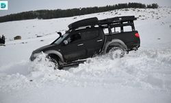 Erzurum'da Kar Üzerinde Off-Road Heyecanı