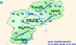 Meteorolojiden 5 İl İçin Kuvvetli Yağış Uyarısı: Elazığ, Malatya, Bingöl, Tunceli, Adıyaman