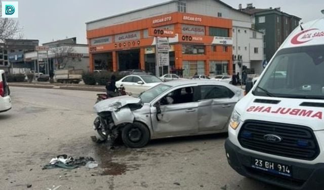 Elazığ’da Trafik Kazası: 1 Yaralı