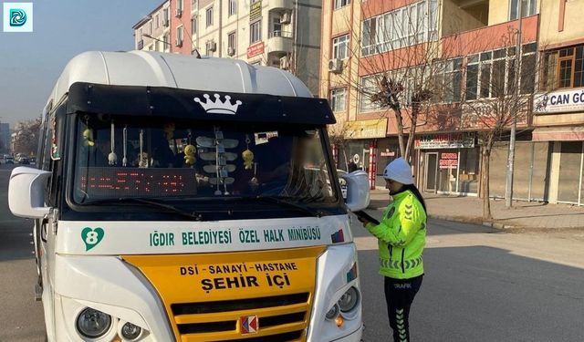 Iğdır’da Trafik Denetimleri Sürüyor