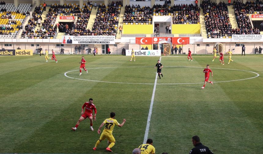 Muşspor evinde beraber kaldı: 2-2